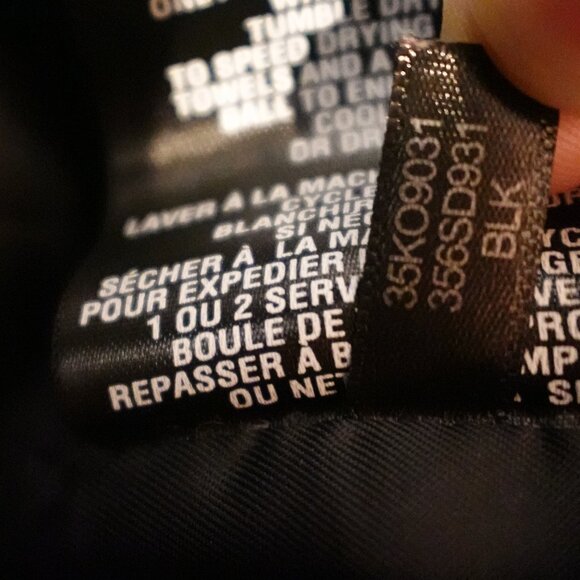 Cole Haan Signature 32" Taffeta Down Puffer Coat w/ Hood Black Women’s XL - Picture 12 of 12